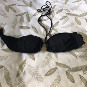 Black bikini top